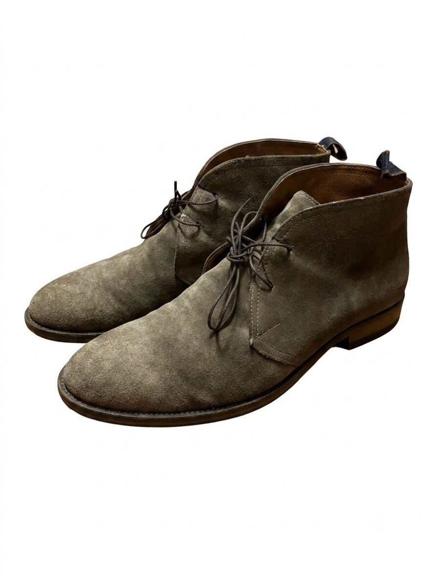 Rodd & Gunn Pebbly Hill Suede Taupe Boot Men's Size Eu 45 Us 12